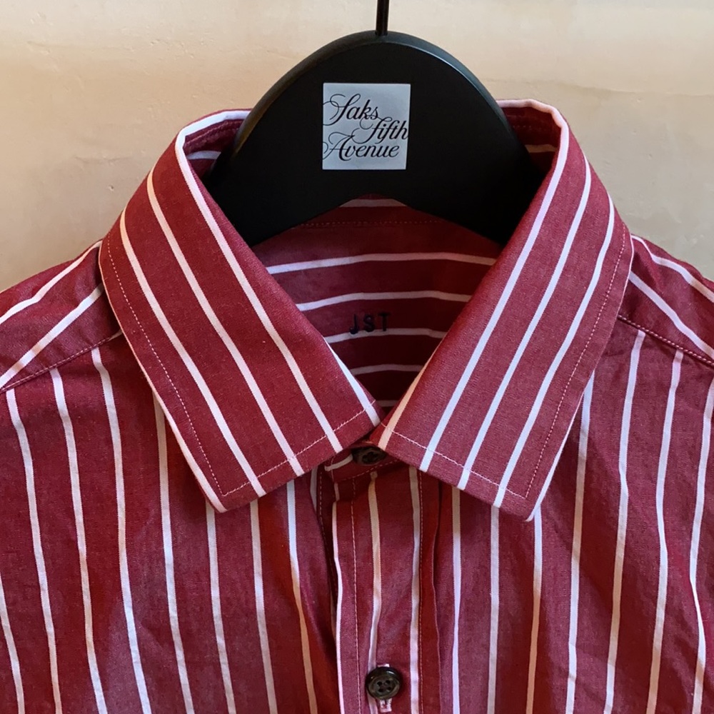 Custom Red And While Broadcloth Popover - image 2